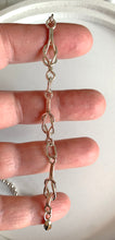 Load image into Gallery viewer, Sterling Silver Knot Link Chain Necklace.