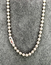 Load image into Gallery viewer, Sterling Silver Knot Link Chain Necklace.