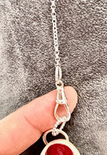 Load image into Gallery viewer, Sterling Silver Bib Chain Necklace with Albert Swivel Clasp
