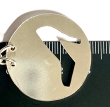 Load image into Gallery viewer, Stiletto Keyring with Sterling Silver Disc.
