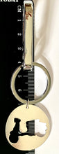 Load image into Gallery viewer, Scooter Keyring with Sterling Silver Disc.
