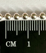 Load image into Gallery viewer, Sterling Silver Ball Chain.
