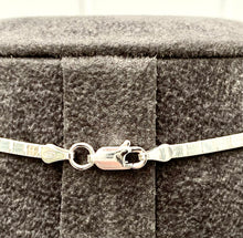 Load image into Gallery viewer, Sterling Silver Flat Snake Chain
