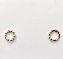 Load image into Gallery viewer, Sterling Silver Circle of Life Studs.
