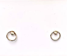 Load image into Gallery viewer, Sterling Silver Circle of Life Studs.
