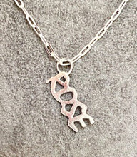Load image into Gallery viewer, Sterling Silver 'Rose' Slogan charm.
