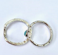 Load image into Gallery viewer, Sterling Silver Half Moon Stacker Ring.
