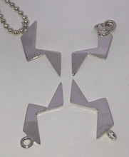 Load image into Gallery viewer, Sterling Silver Lightening Bolt Charm
