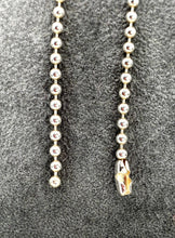 Load image into Gallery viewer, Sterling Silver Knot Link Chain Necklace.
