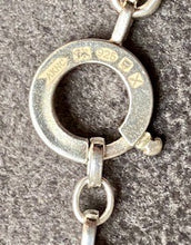 Load image into Gallery viewer, Sterling Silver Rolo Chain With Flat Round Trigger Clasp
